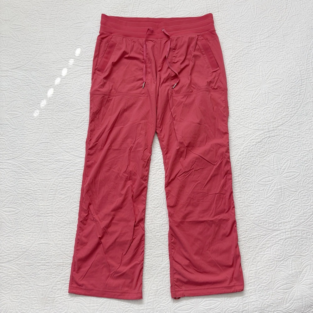 Lululemon Women's Dance Studio Mid-Rise Pants, Desert Red Sz 14